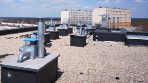 System wentylacyjny na dachu